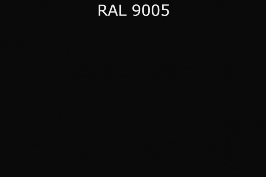 RAL 9005 Черный глянцевый