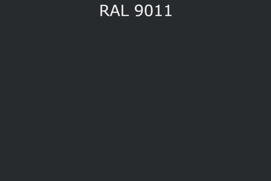 RAL 9011 Черный матовый