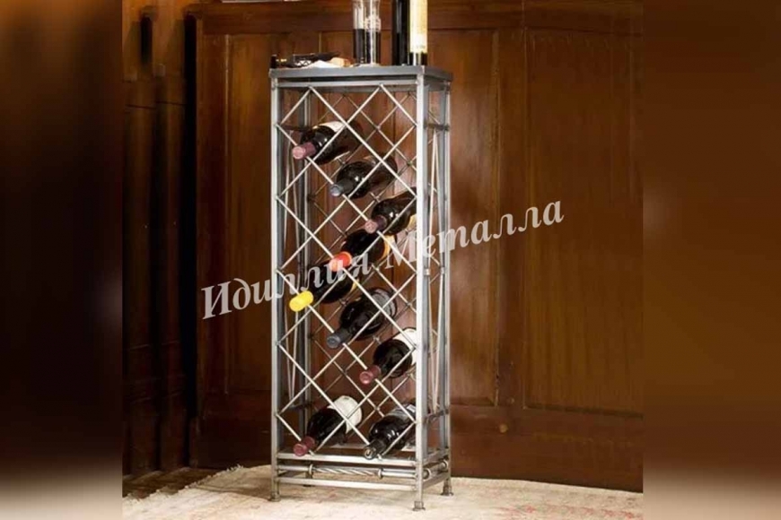 Кованая подставка под бутылки вина BAR-012