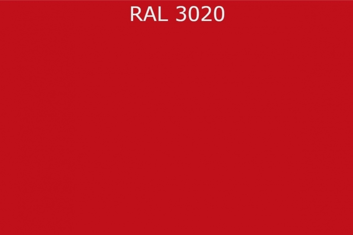 RAL 3020 Транспортный красный
