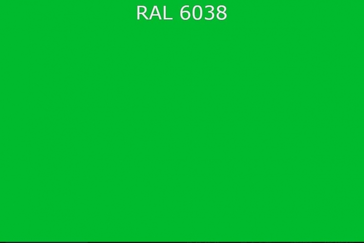 RAL 6038  Люминесцентный зелёный