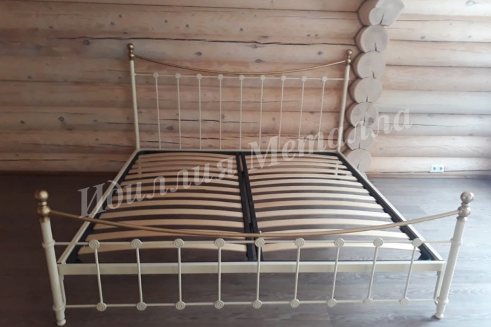 Двуспальная кровать лофт L-042