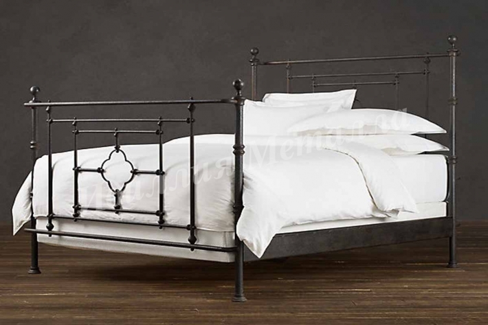 Кованая кровать в лофт стиле L-045
