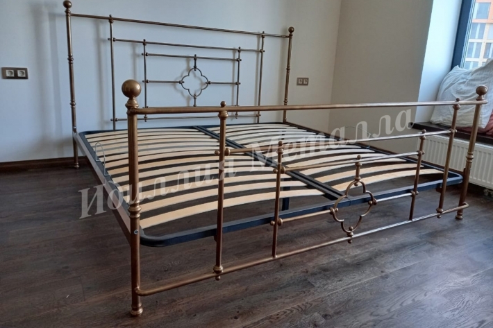 Кованая кровать в лофт стиле L-045