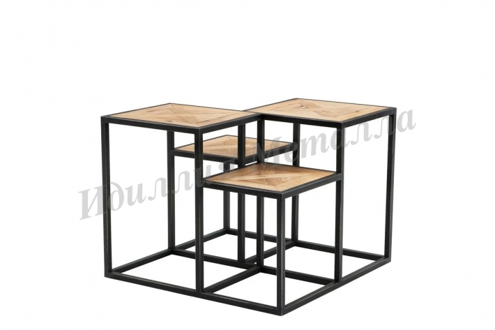 Комплект кофейных столиков Лофт LOFT-COFE-015