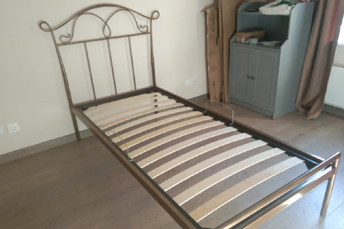 Стильная односпальная кровать loft ОD-043