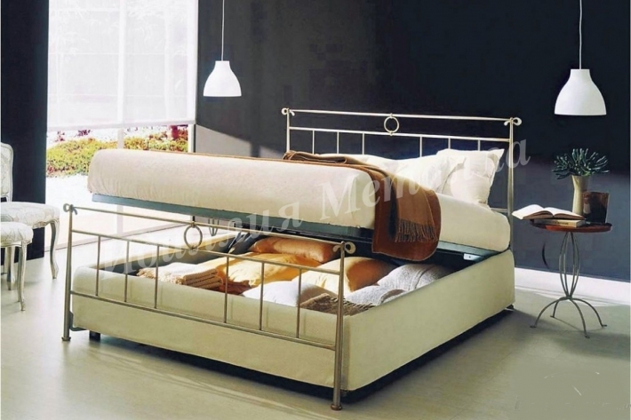 Двуспальная кровать с подъемным механизмом PM-077