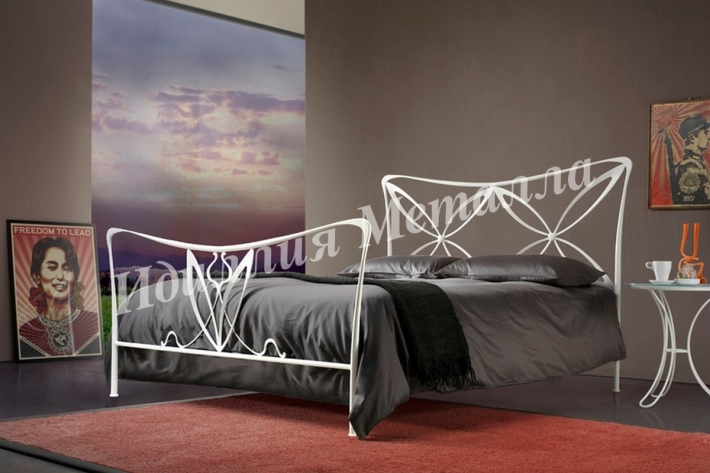 Кровать кованая двуспальная (ширина от 160 см) 031
